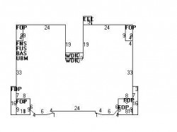 307 Cabot St, Newton MA 02460-2268 floor plan