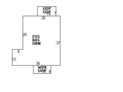 113 Warwick Rd, Newton MA 02465-1747 floor plan