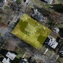 55 Arlington St, Newton MA 02458-2454 aerial view