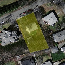 17 Farquhar Rd, Newton MA  02460-2007 aerial view