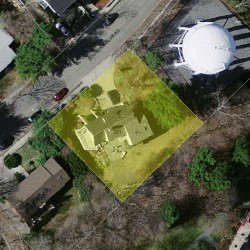 301 Country Club Rd, Newton MA  02459-3148 aerial view