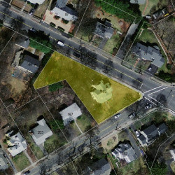 189 Lincoln St, Newton MA 02461-1327 aerial view