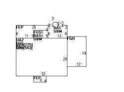 24 Beverly Rd, Newton MA  02461-1113 floor plan
