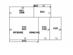110 Rachel Rd, Newton MA  02459-2913 floor plan