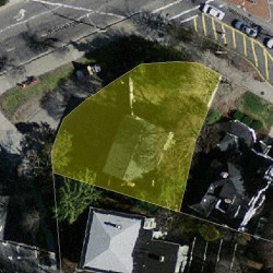 14 Park St, Newton MA 02458-2007 aerial view