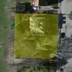 71 Oxford Rd, Newton MA 02459-2407 aerial view