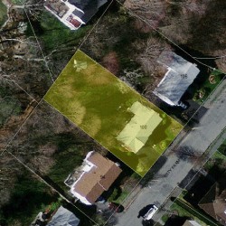 100 Esty Farm Rd, Newton MA  02459-3642 aerial view