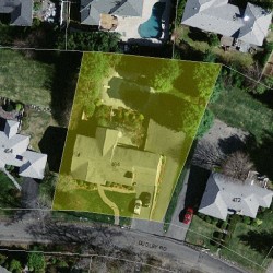 464 Dudley Rd, Newton MA 02459-2813 aerial view