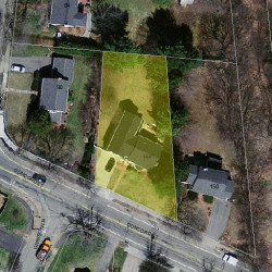 144 Concord St, Newton MA  02462-1011 aerial view