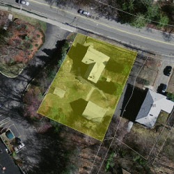 145 Florence St, Newton MA 02459 aerial view