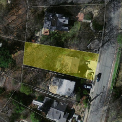 75 Grove Hill Ave, Newton MA  02460-2336 aerial view