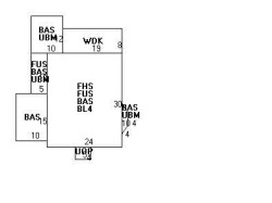284 Parker St, Newton MA 02459-2673 floor plan