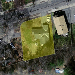 262 Webster St, Newton MA 02466-2106 aerial view