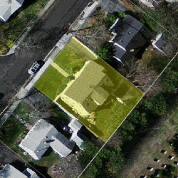 203 Spiers Rd, Newton MA  02459-3717 aerial view