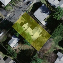 98 Dorcar Rd, Newton MA 02459-3404 aerial view