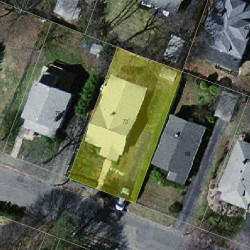 73 Charlemont St, Newton MA 02461-1909 aerial view