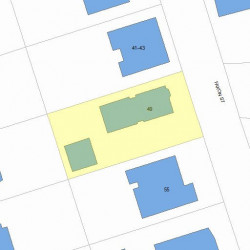 49 Faxon St, Newton MA 02458-1034 plot plan