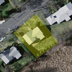 61 Brandeis Rd, Newton MA 02459-2707 aerial view