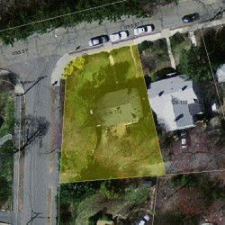 134 Otis St, Newton MA  02460-1846 aerial view