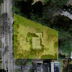 272 Chestnut St, Newton MA 02465-2929 aerial view