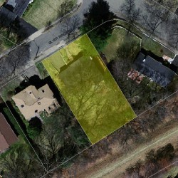 8 Silver Birch Rd, Newton MA  02468-2311 aerial view