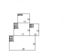 20 Duane Ave, Newton MA 02465-1412 floor plan