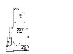 414 Waltham St, Newton MA 02465-1934 floor plan