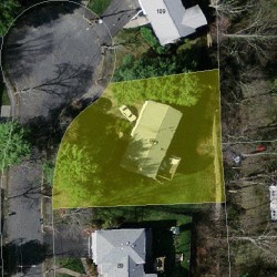 99 Lovett Rd, Newton MA 02459-3107 aerial view
