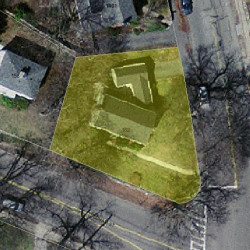 162 Dedham St, Newton MA  02461-2136 aerial view