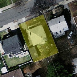 26 Kensington Ave, Newton MA  02465-1314 aerial view