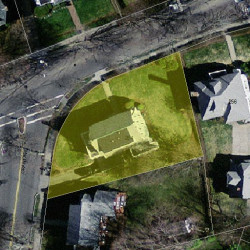 264 Ward St, Newton MA 02459-1220 aerial view