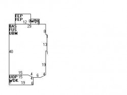 25 Washington Park, Newton MA 02460-1915 floor plan