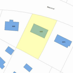 1880 Beacon St, Newton MA  02468-1442 plot plan