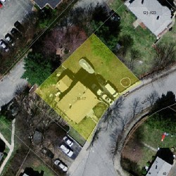 17 Saco St, Newton MA 02464-1339 aerial view