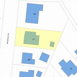 160 Woodcliff Rd, Newton MA 02461-1839 plot plan