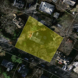 36 Maple Ave, Newton MA  02458-1904 aerial view