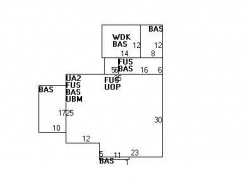 1647 Washington St, Newton MA 02465-2229 floor plan