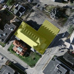 1317 Centre St, Newton MA 02459-2496 aerial view