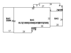 91 Oak Hill St, Newton MA 02459-3454 floor plan
