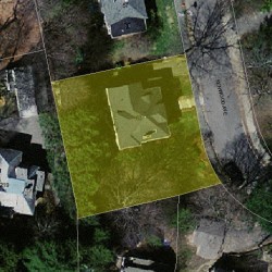 63 Kenwood Ave, Newton MA 02459-1421 aerial view