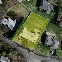 428 Dudley Rd, Newton MA  02459-2812 aerial view