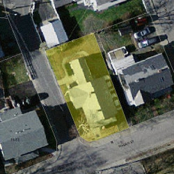 3 Waban St, Newton MA 02458-1548 aerial view