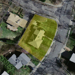 69 Dorcar Rd, Newton MA 02459-3401 aerial view