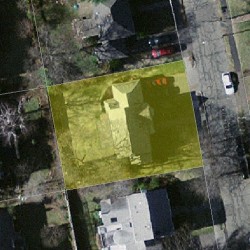 37 Olde Field Rd, Newton MA 02459-2757 aerial view