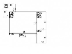 24 Fredana Rd, Newton MA  02468-1104 floor plan