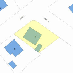 3 Ripley St, Newton MA 02459-2209 plot plan