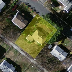 32 Kappius Path, Newton MA  02459-3713 aerial view