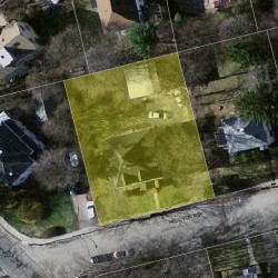 91 Halcyon Rd, Newton MA 02459-2431 aerial view
