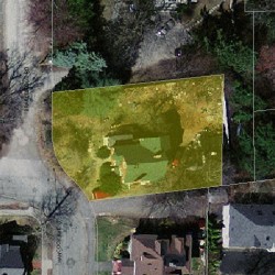 21 Hancock Ave, Newton MA  02459-1745 aerial view