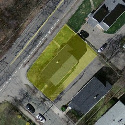 2 Colonial Ave, Newton MA 02460-1215 aerial view